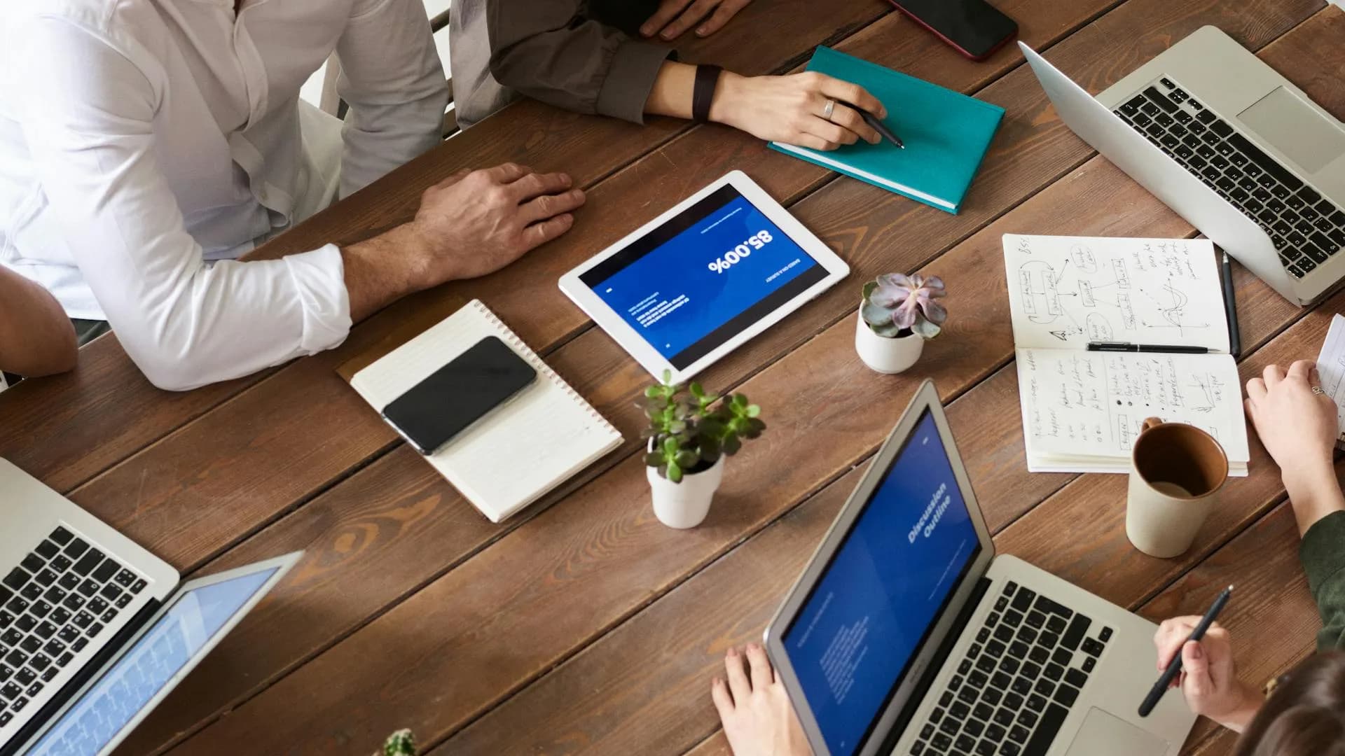 Professional banking business environment