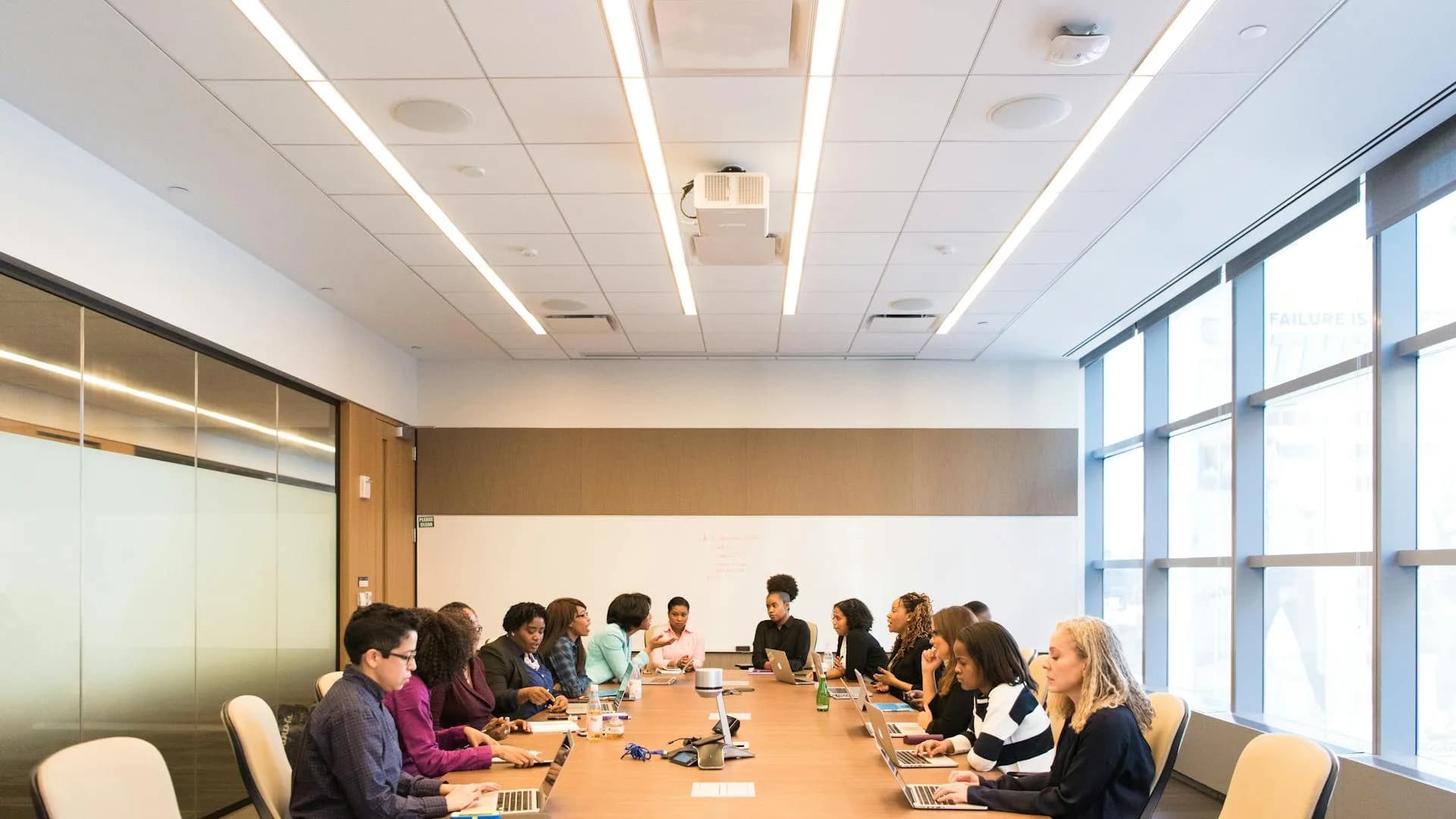 Professional consulting team meeting